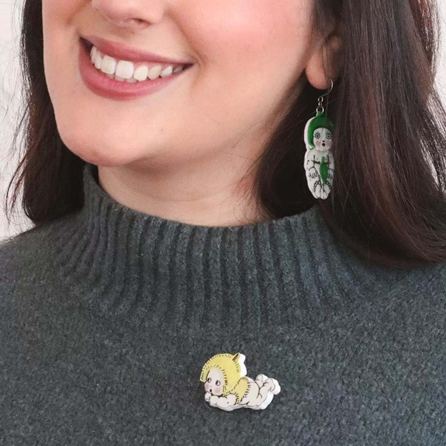 baby_wattle_mini_brooch_2.webp Baby Wattle Mini Brooch*Erstwilder Online