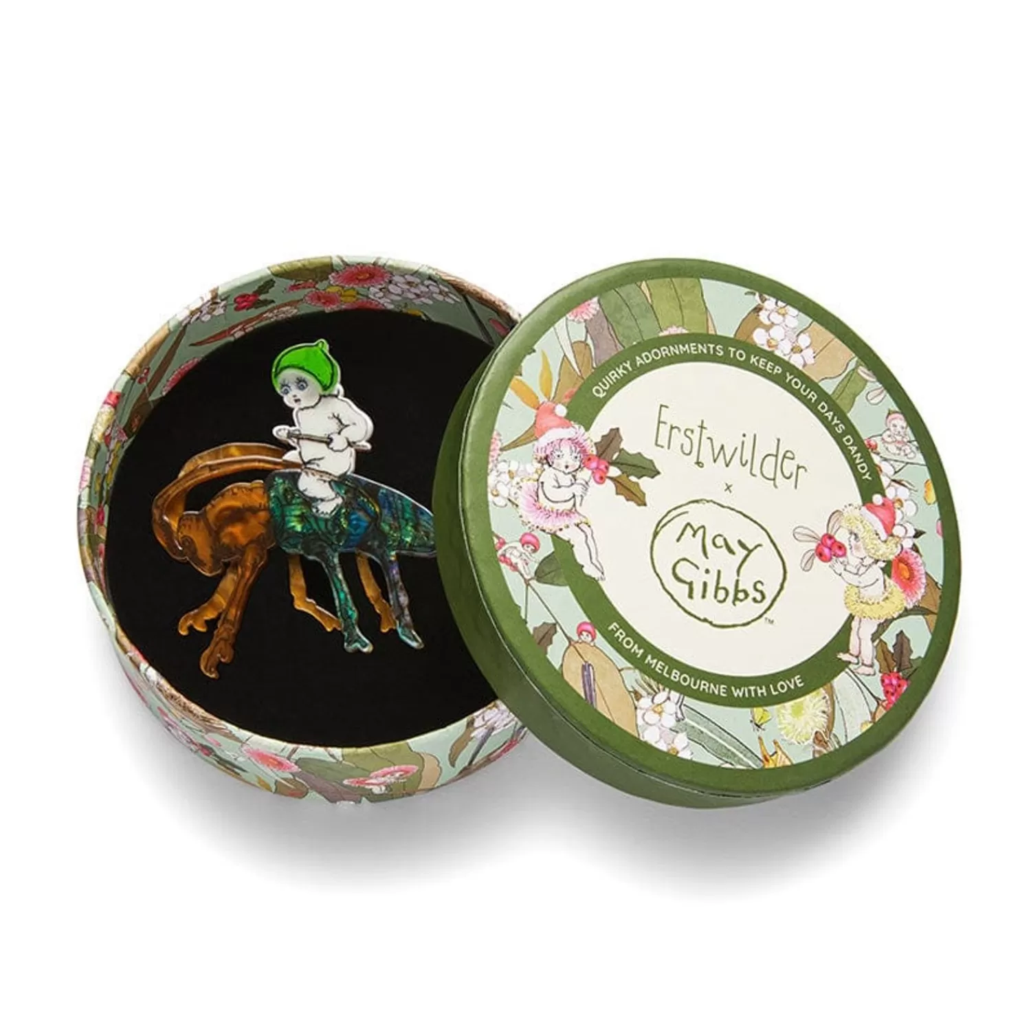 christmas_beetle_brooch_4.webp Christmas Beetle Brooch*Erstwilder Flash Sale