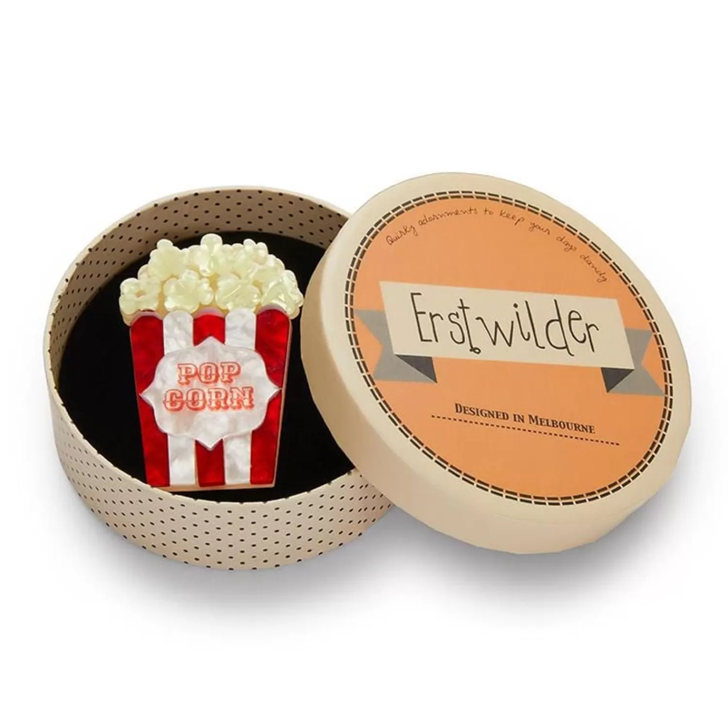 concession_stand_classic_popcorn_brooch_2.webp Concession Stand Classic Popcorn Brooch*Erstwilder Online