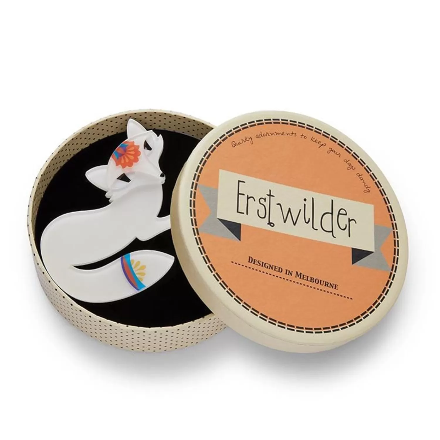 finn_the_fabled_fox_brooch_3.webp Finn The Fabled Fox Brooch*Erstwilder Store