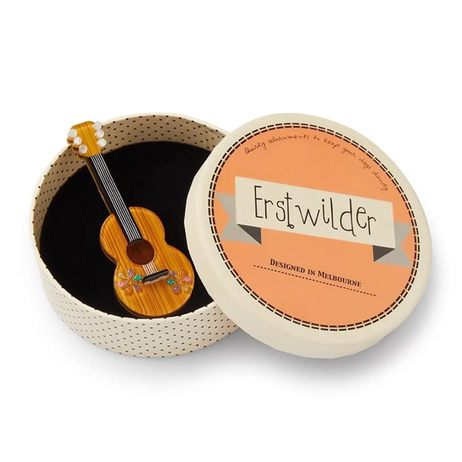 flamenco_guitarra_brooch_2.webp Flamenco Guitarra Brooch*Erstwilder Fashion