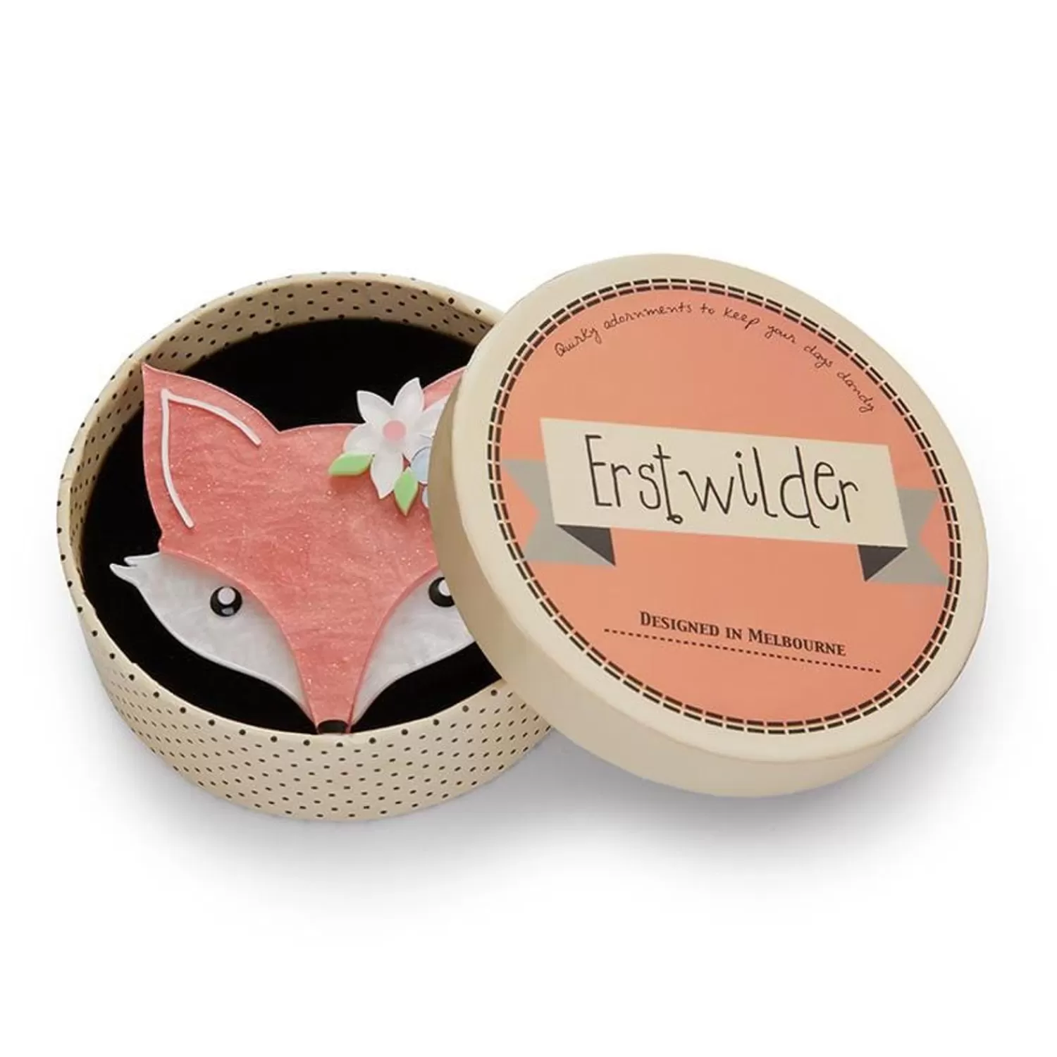 flora_fox_face_brooch_3.webp Flora Fox Face Brooch*Erstwilder Hot