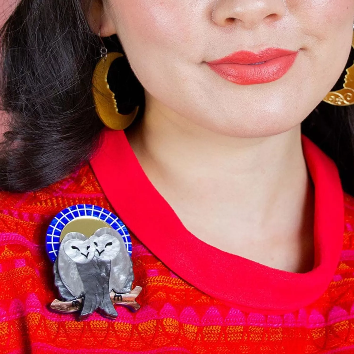 good_omens_owls_brooch_2.webp Good Omens Owls Brooch*Erstwilder New