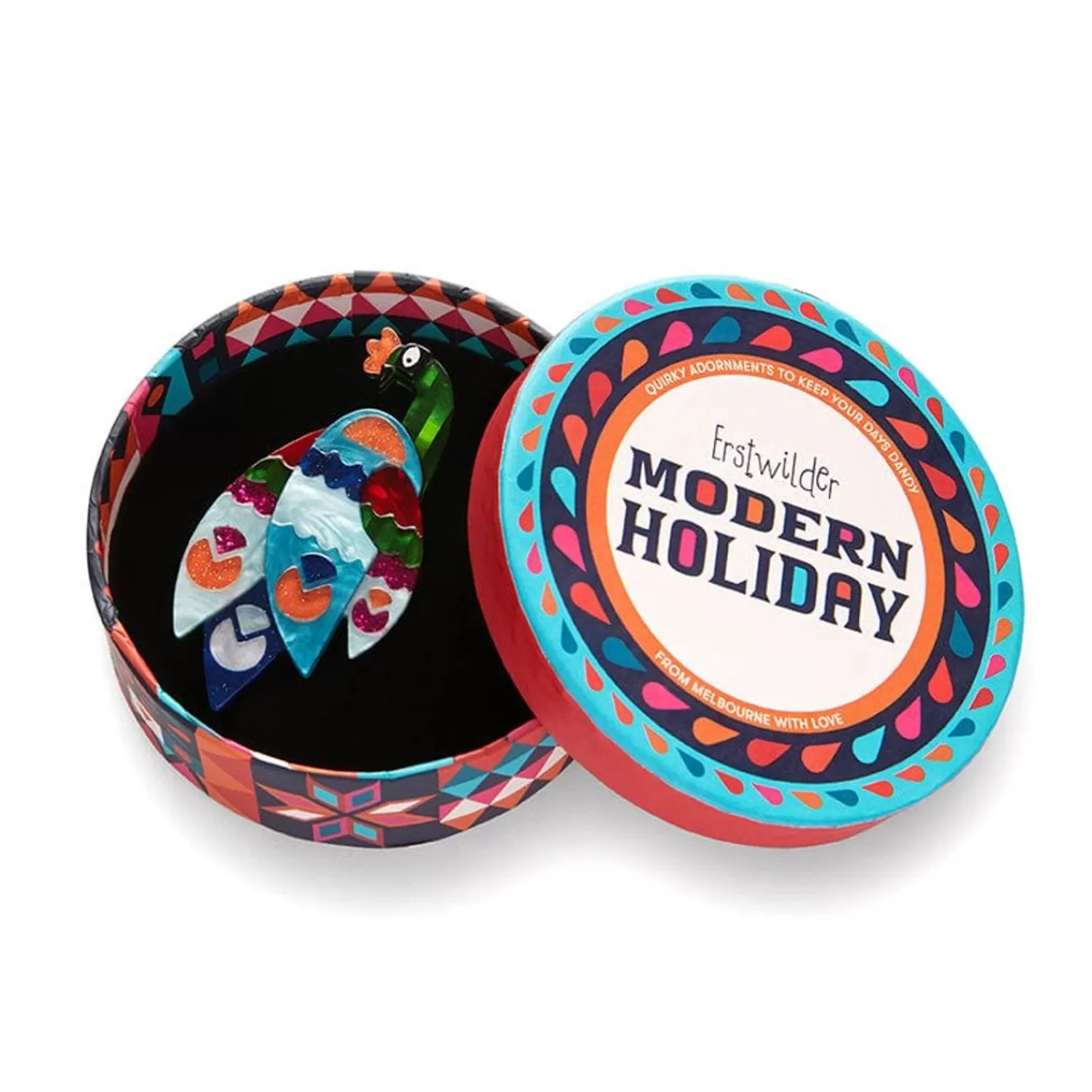 good_tidings_peacock_brooch_3.webp Good Tidings Peacock Brooch*Erstwilder Best Sale