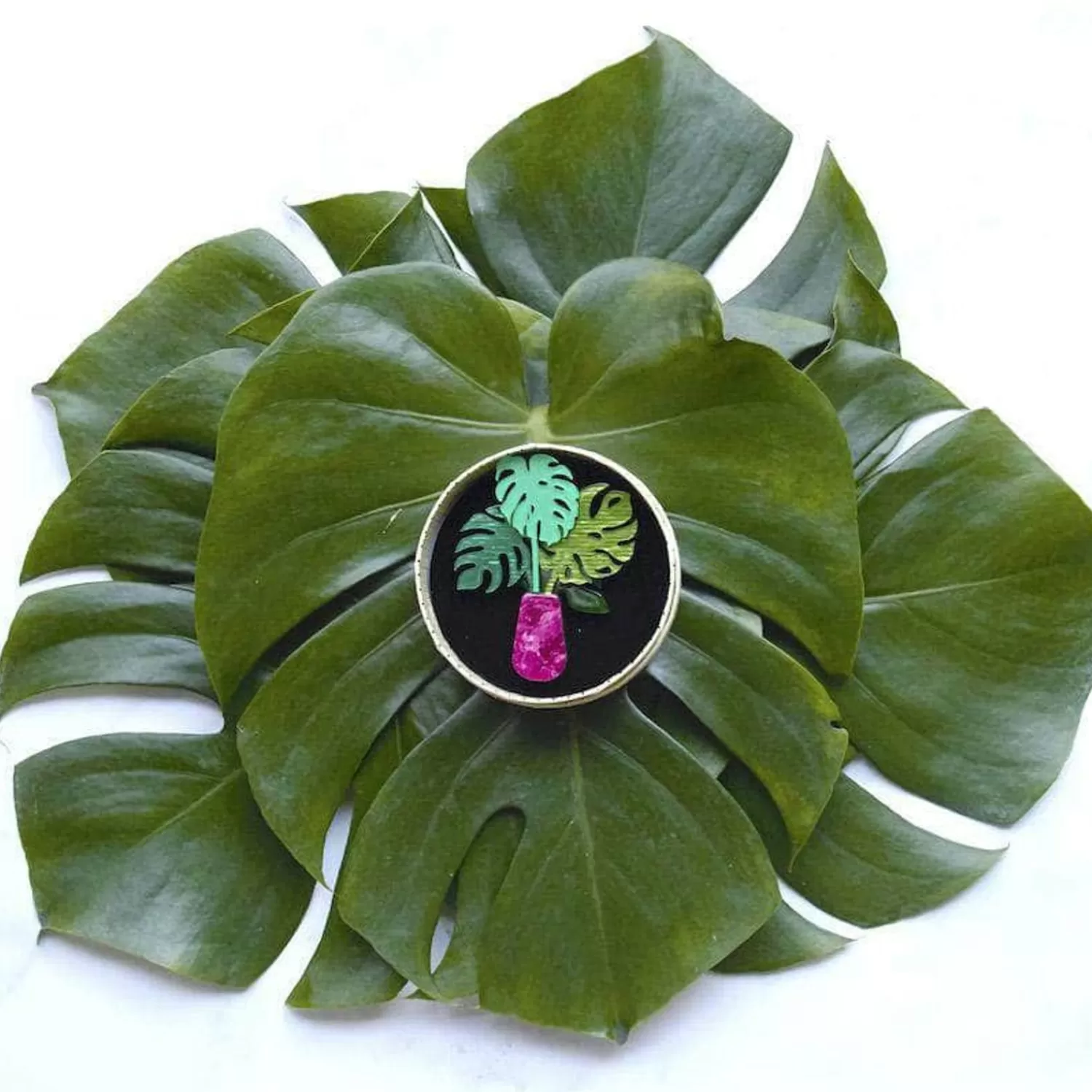 green_eyed_monster_brooch_2.webp Green Eyed Monster Brooch*Erstwilder Fashion