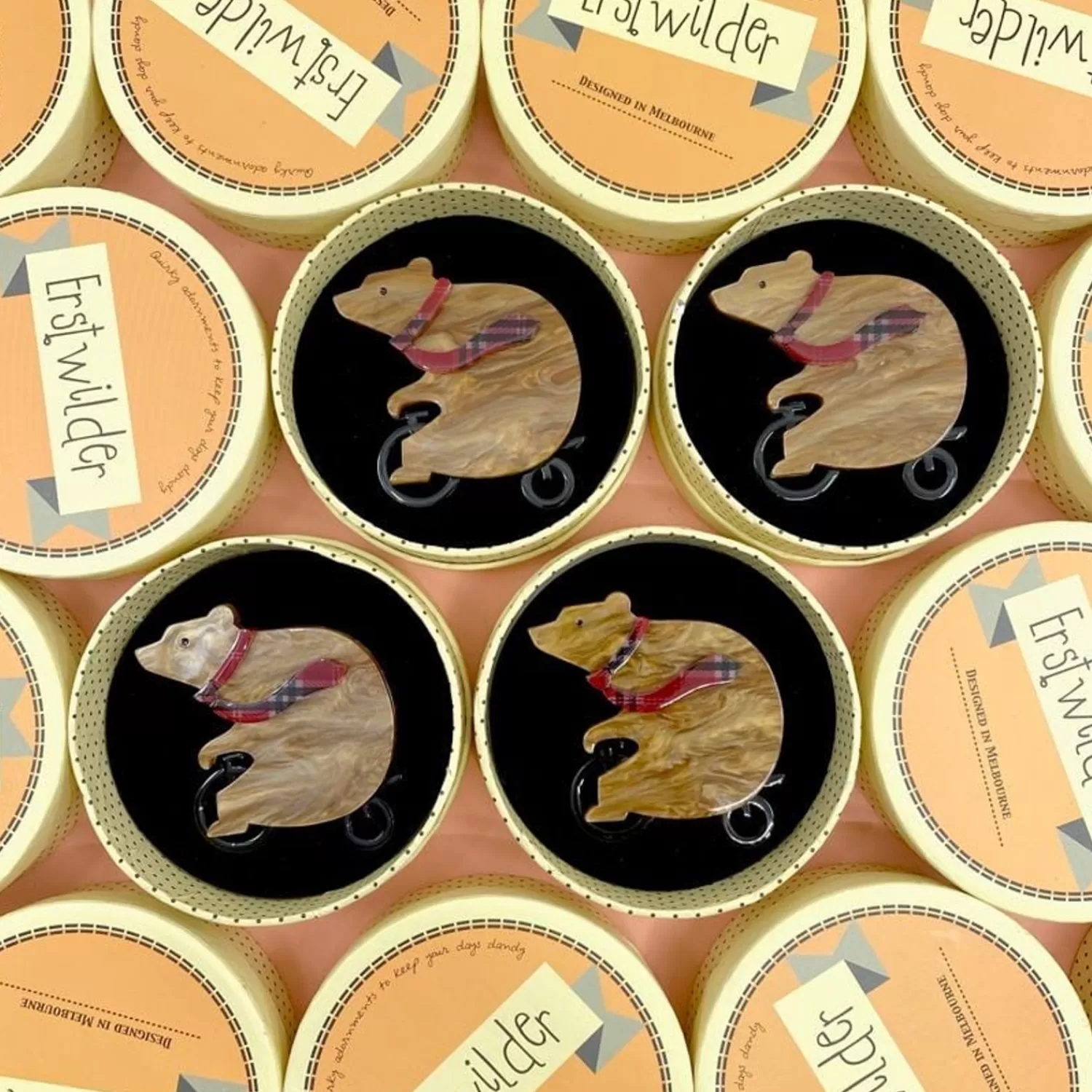 grouchy_bear_brooch_3.webp Grouchy Bear Brooch*Erstwilder Flash Sale