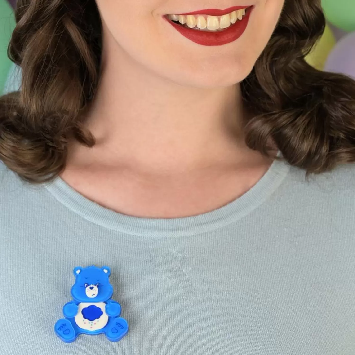 grumpy_bear_brooch_2.webp Grumpy Bear Brooch*Erstwilder Flash Sale