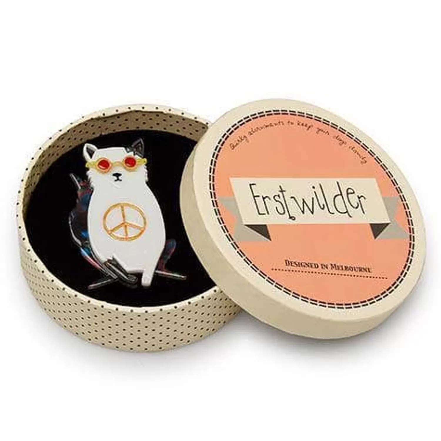 instant_karma_cat_brooch_2.webp Instant Karma Cat Brooch*Erstwilder Flash Sale