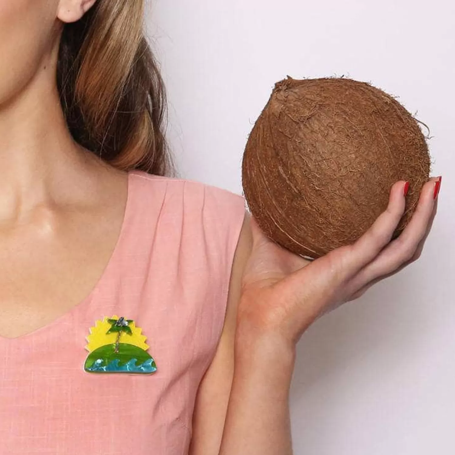 Island In The Sun Brooch*Erstwilder Discount