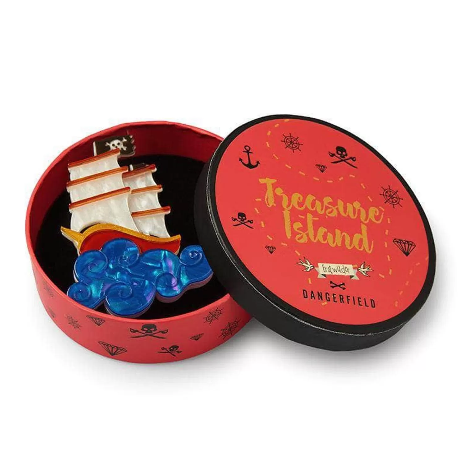 la_concorde_pirate_ship_brooch_2.webp La Concorde Pirate Ship Brooch*Erstwilder Shop