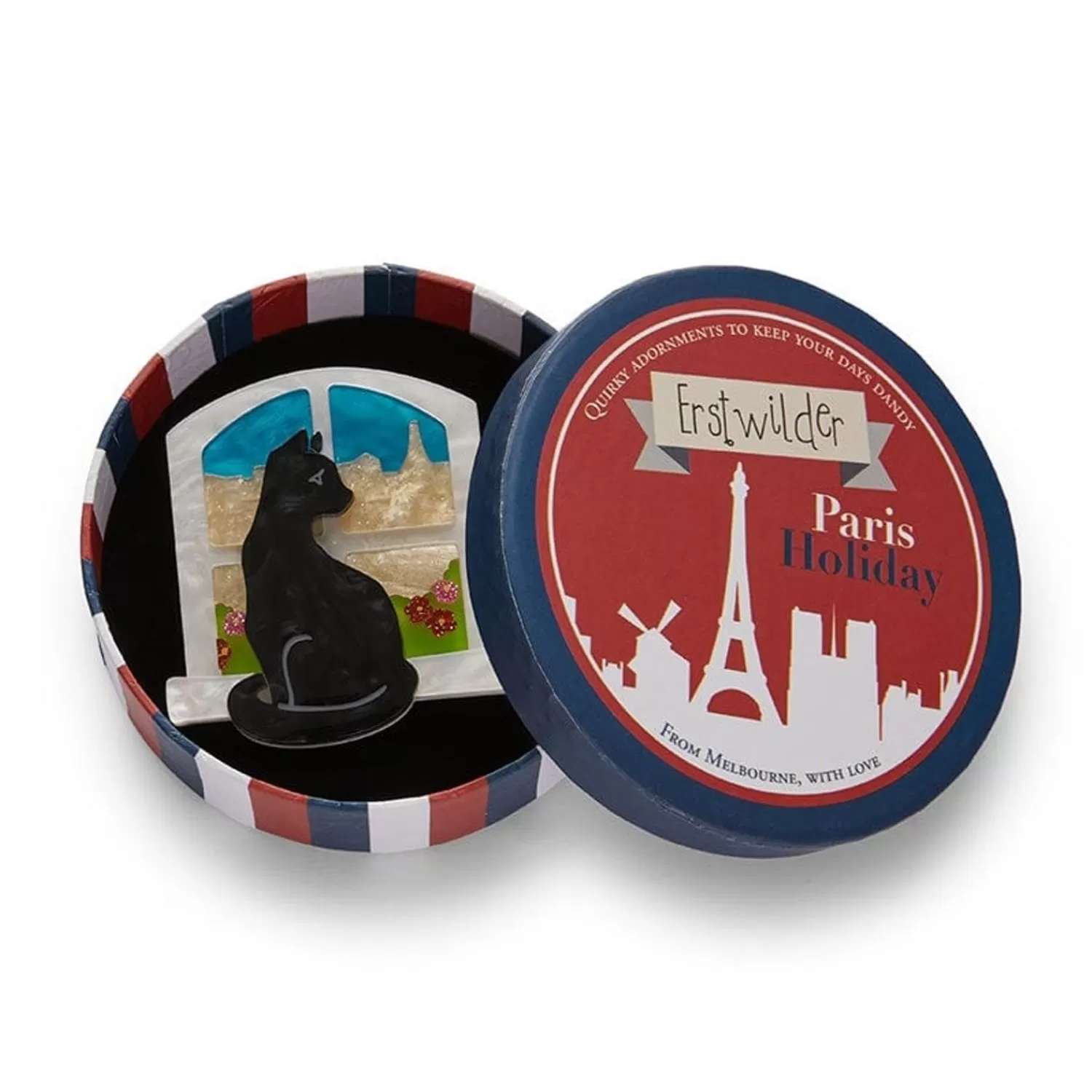 le_chat_le_reveur_brooch_2.webp Le Chat Le Reveur Brooch*Erstwilder New