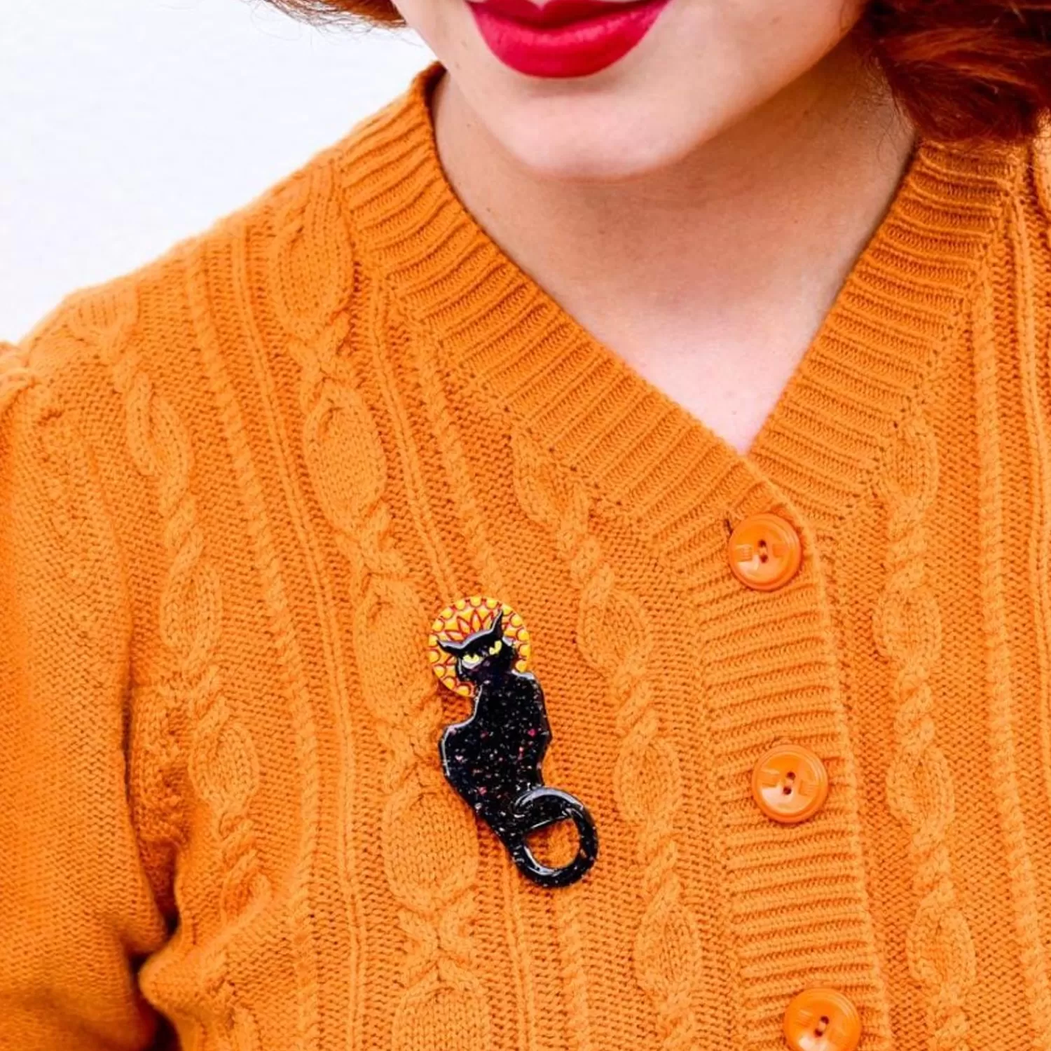 le_chat_noir_brooch_3.webp Le Chat Noir Brooch*Erstwilder Hot