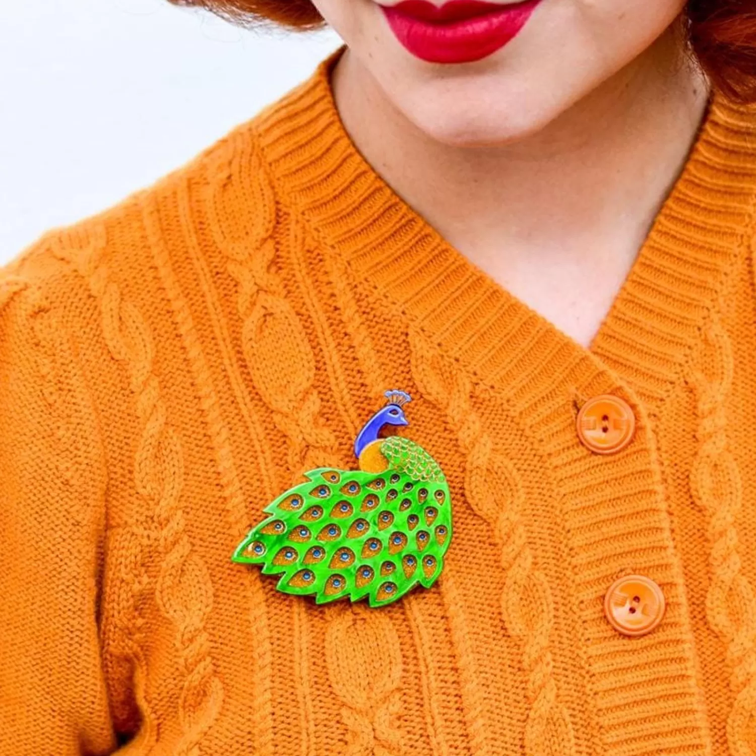 le_peacock_royal_brooch_3.webp Le Peacock Royal Brooch*Erstwilder Outlet