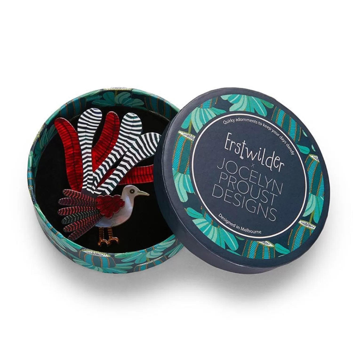 lilly_lyre_bird_brooch_2.webp Lilly Lyre Bird Brooch*Erstwilder Outlet