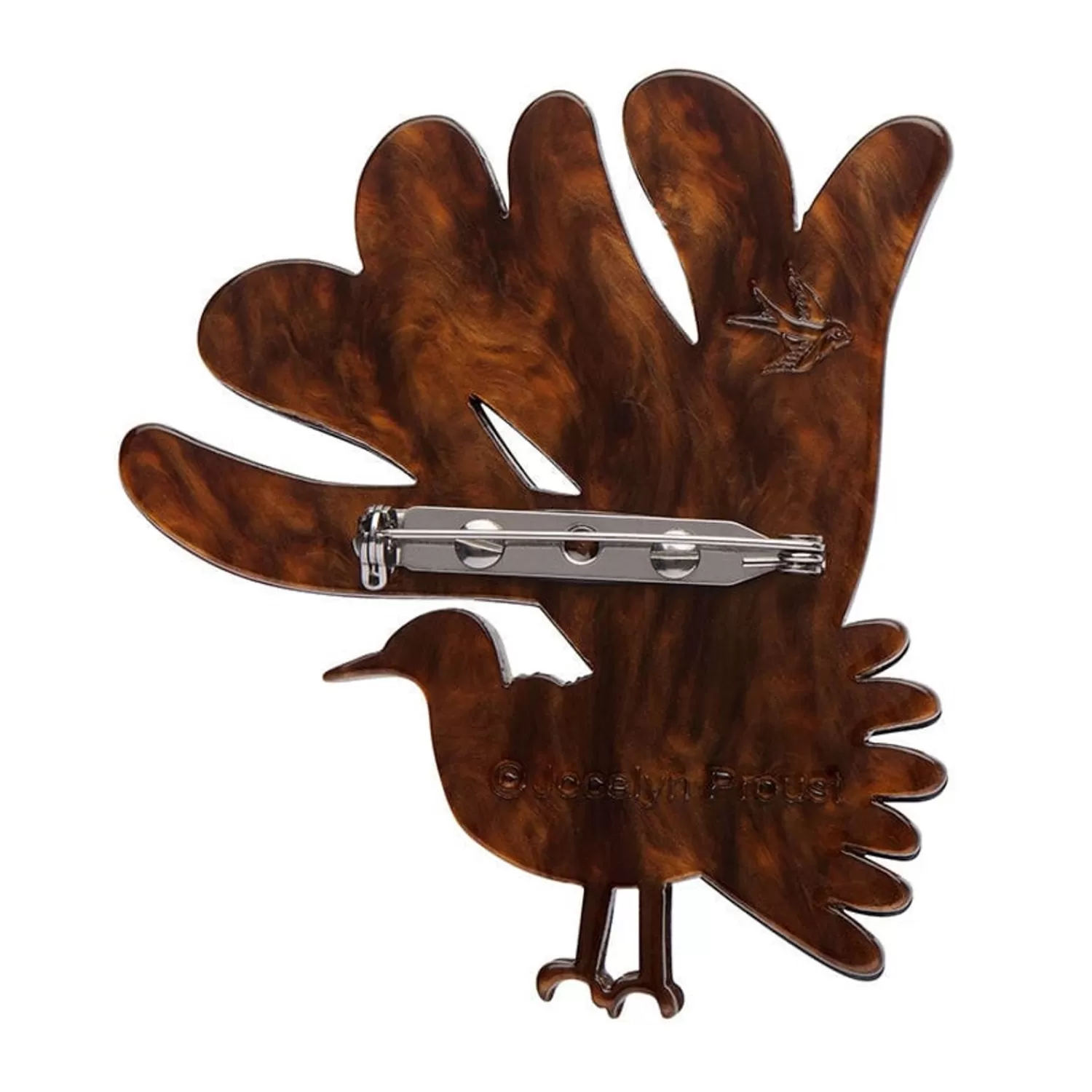 lilly_lyre_bird_brooch_3.webp Lilly Lyre Bird Brooch*Erstwilder Outlet