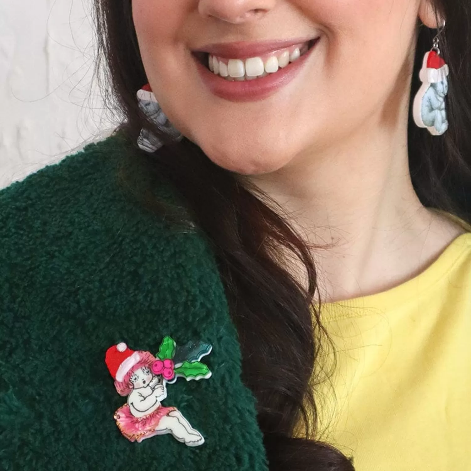 little_ragged_christmas_blossom_brooch_2.webp Little Ragged Christmas Blossom Brooch*Erstwilder Flash Sale