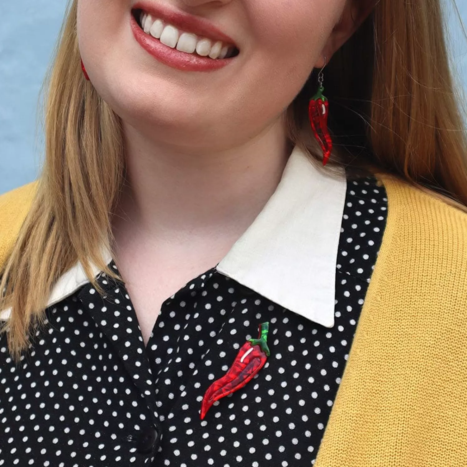 lucky_little_horn_brooch_2.webp Lucky Little Horn Brooch*Erstwilder Outlet