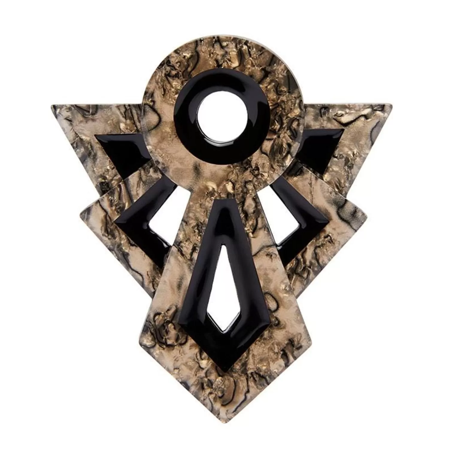 Modernist Motif Brooch*Erstwilder Outlet