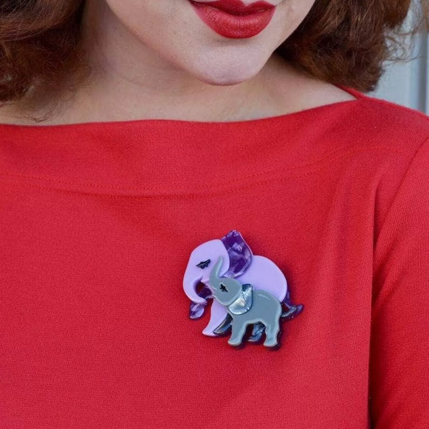 mother_ella_elephants_brooch_2.webp Mother Ella Elephants Brooch*Erstwilder Outlet