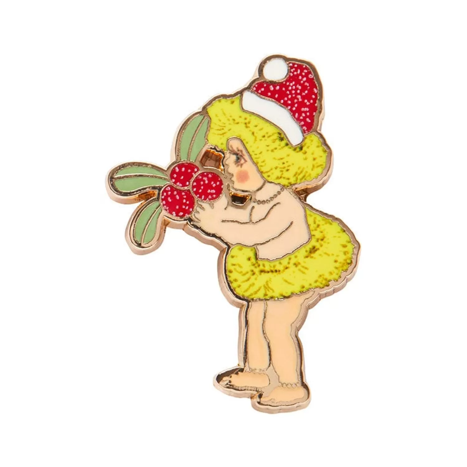native_berries_christmas_enamel_pin_2.webp Native Berries Christmas Enamel Pin*Erstwilder Outlet