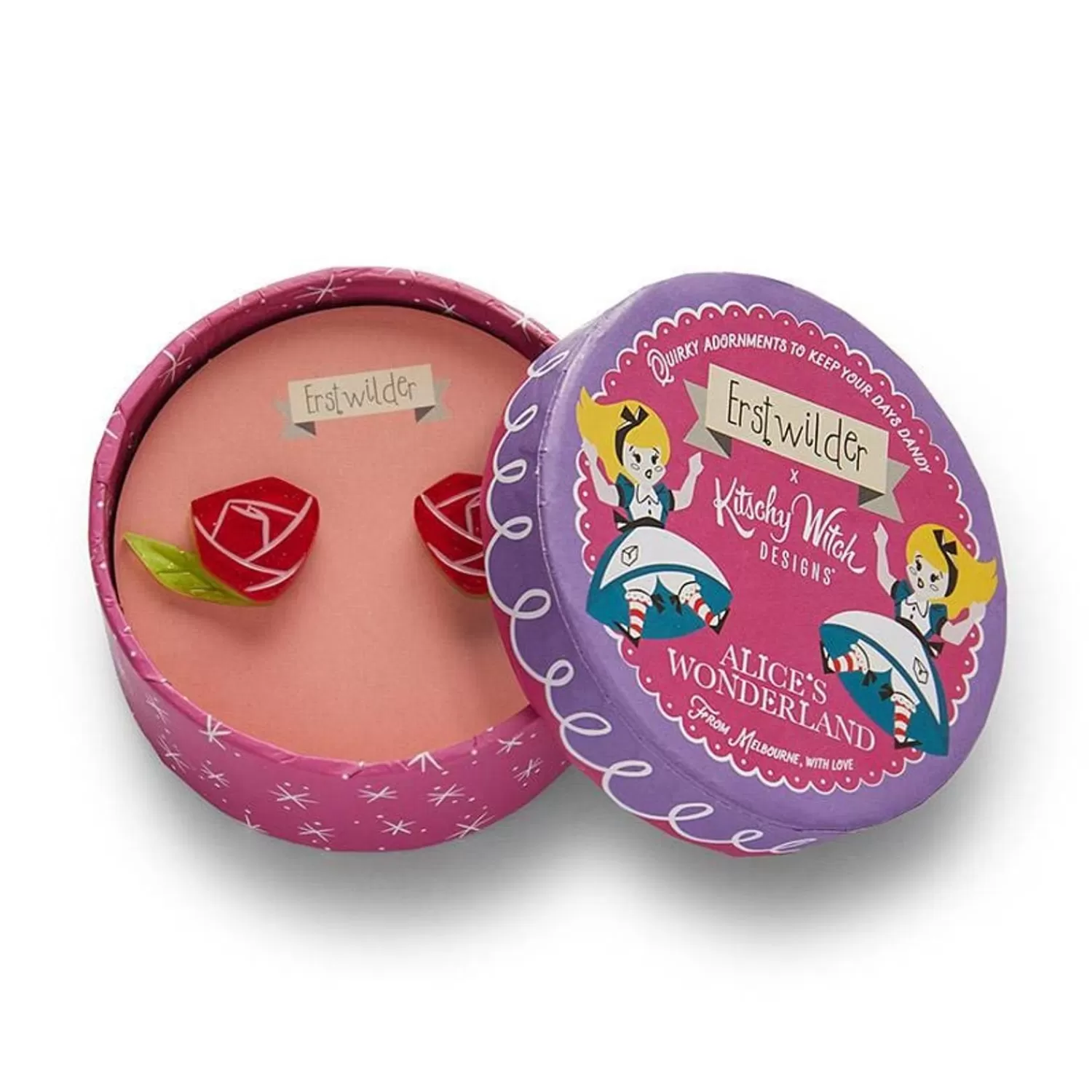 painted_rose_earrings_2.webp Painted Rose Earrings*Erstwilder New