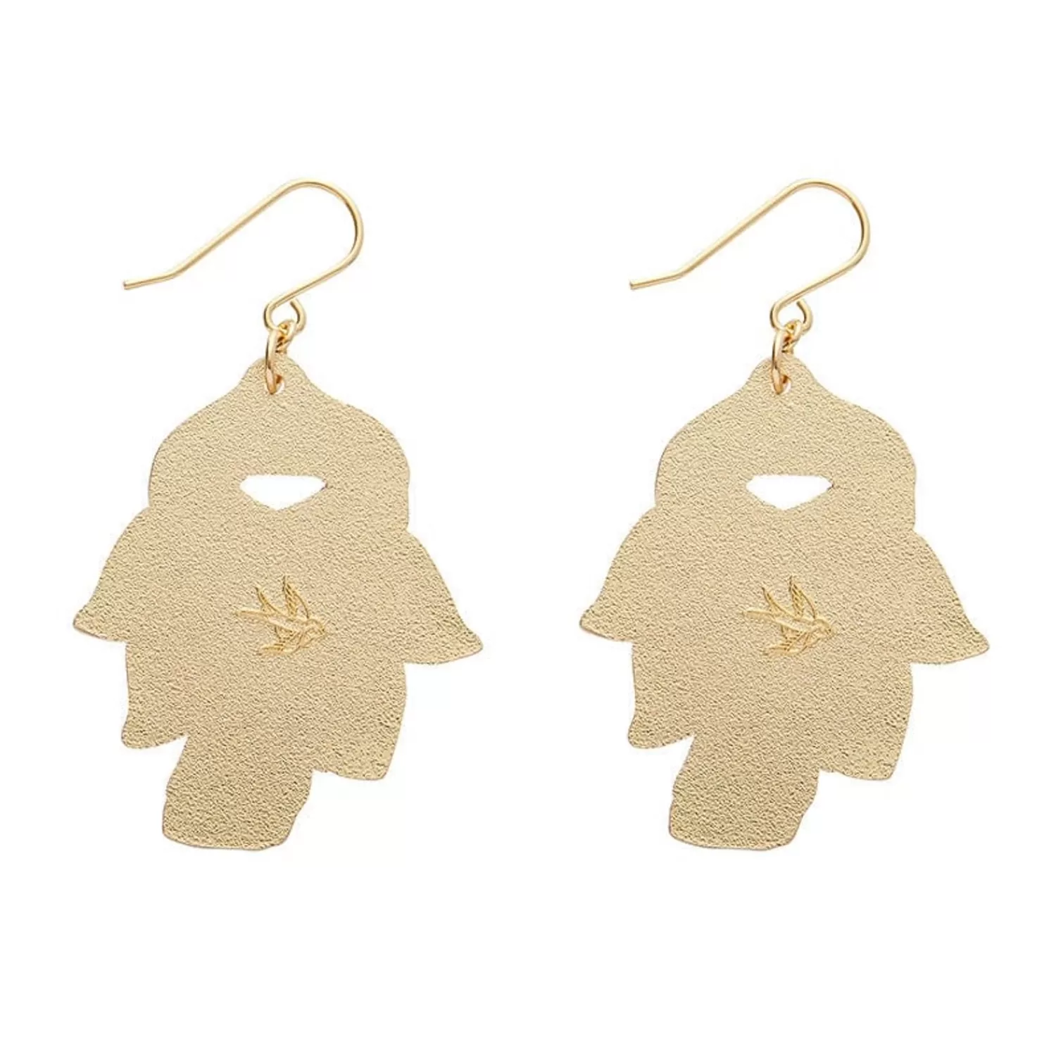 scarf_souvenir_enamel_drop_earrings_3.webp Scarf Souvenir Enamel Drop Earrings*Erstwilder Store