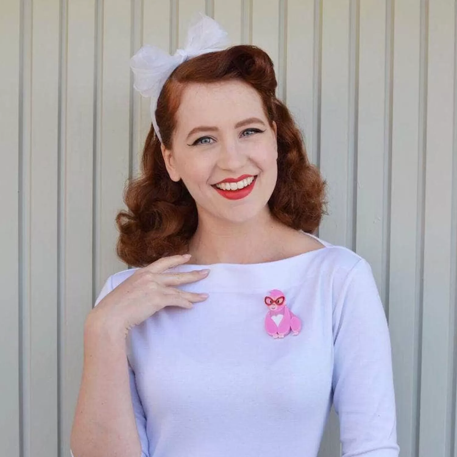 shortsighted_sophie_gorilla_brooch_3.webp Short-Sighted Sophie Gorilla Brooch*Erstwilder Shop