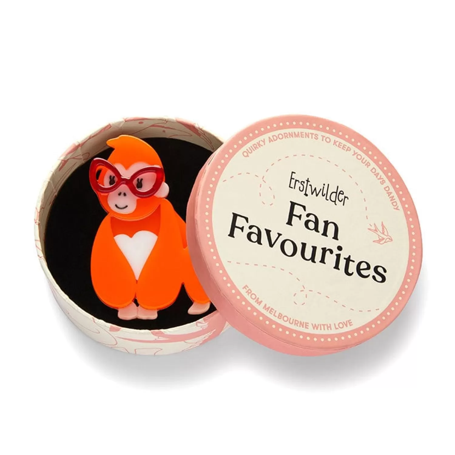 shortsighted_sophie_gorilla_brooch_4.webp Short-Sighted Sophie Gorilla Brooch*Erstwilder Discount