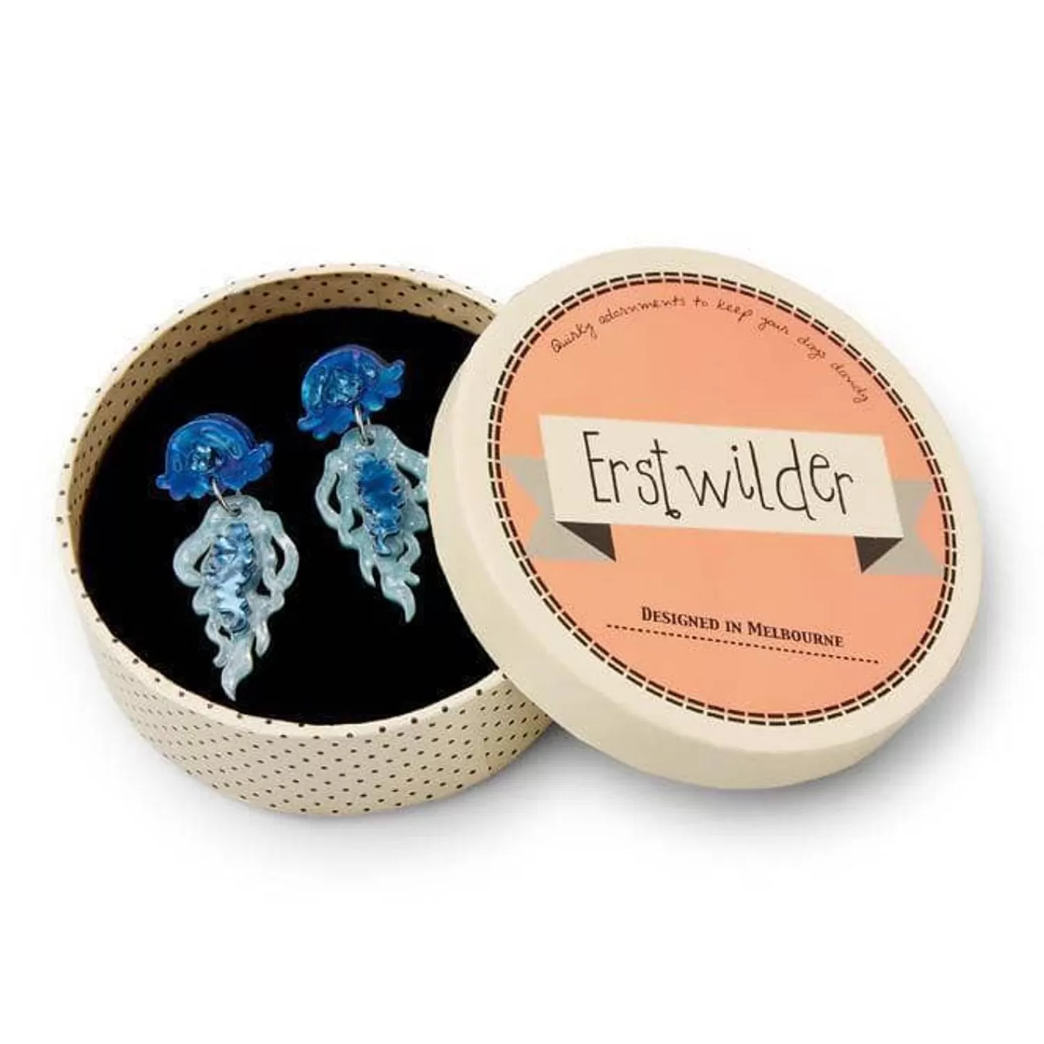 slippin_under_jellyfish_earrings_2.webp Slippin' Under Jellyfish Earrings*Erstwilder Cheap