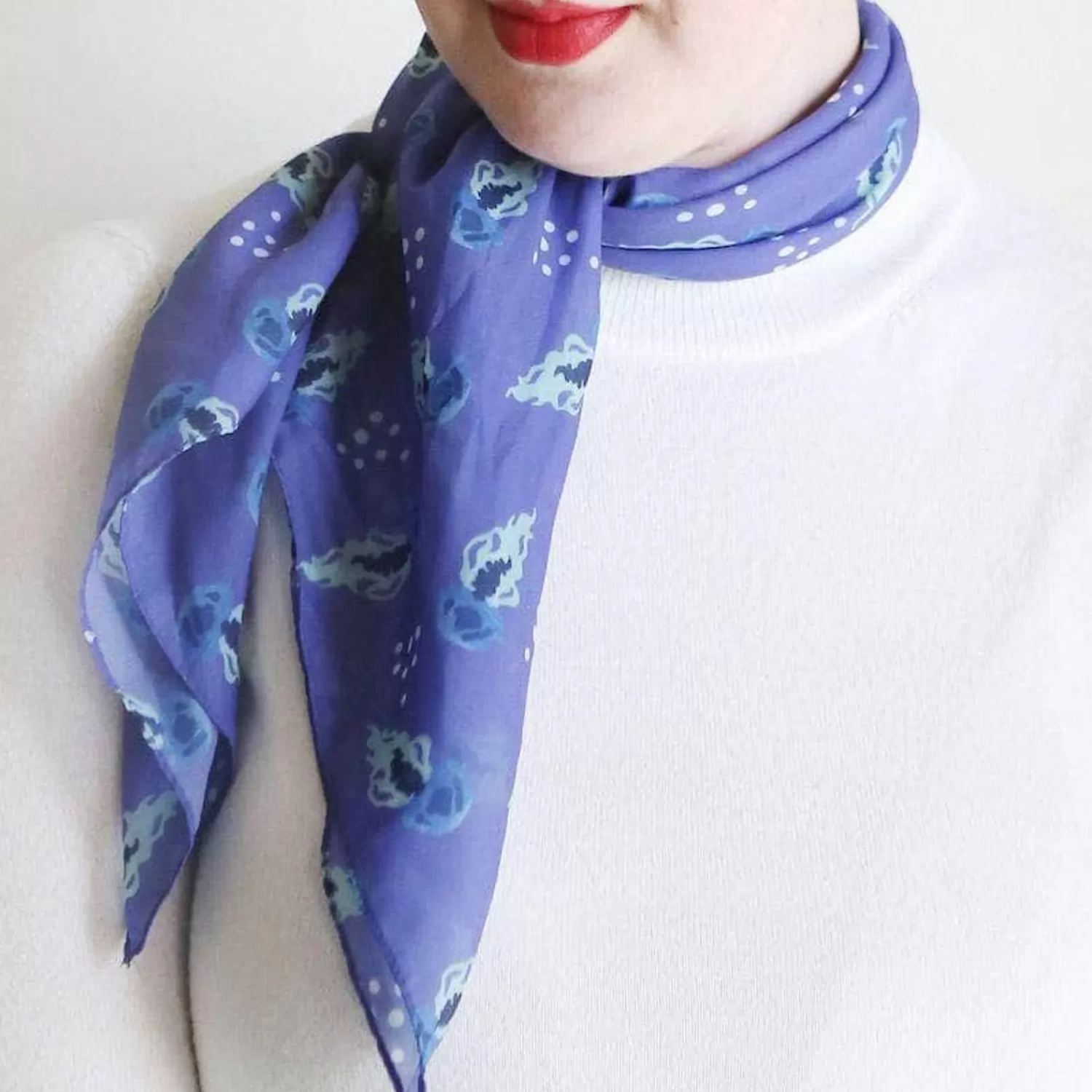 slippin_under_jellyfish_head_scarf_3.webp Slippin' Under Jellyfish Head Scarf*Erstwilder Best