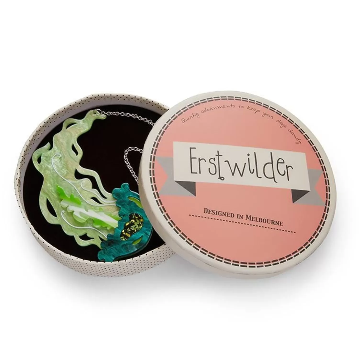 slippin_under_jellyfish_necklace_3.webp Slippin' Under Jellyfish Necklace*Erstwilder Discount