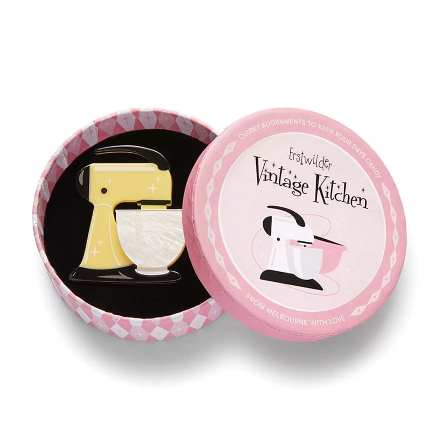 spin_me_right_round_brooch__lemon_4.webp Spin Me Right Round Brooch - Lemon*Erstwilder Cheap