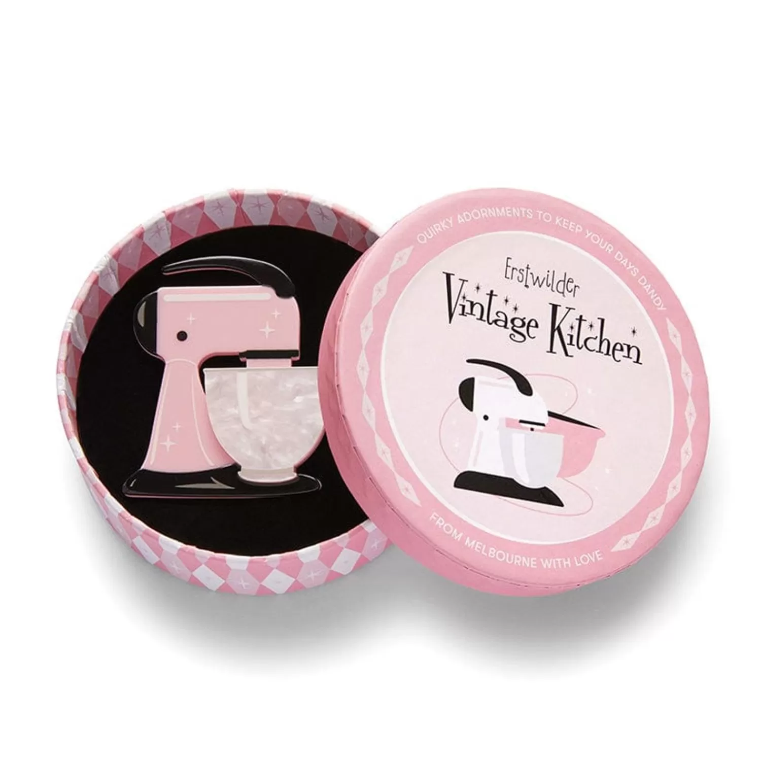 spin_me_right_round_brooch__pink_4.webp Spin Me Right Round Brooch - Pink*Erstwilder Flash Sale