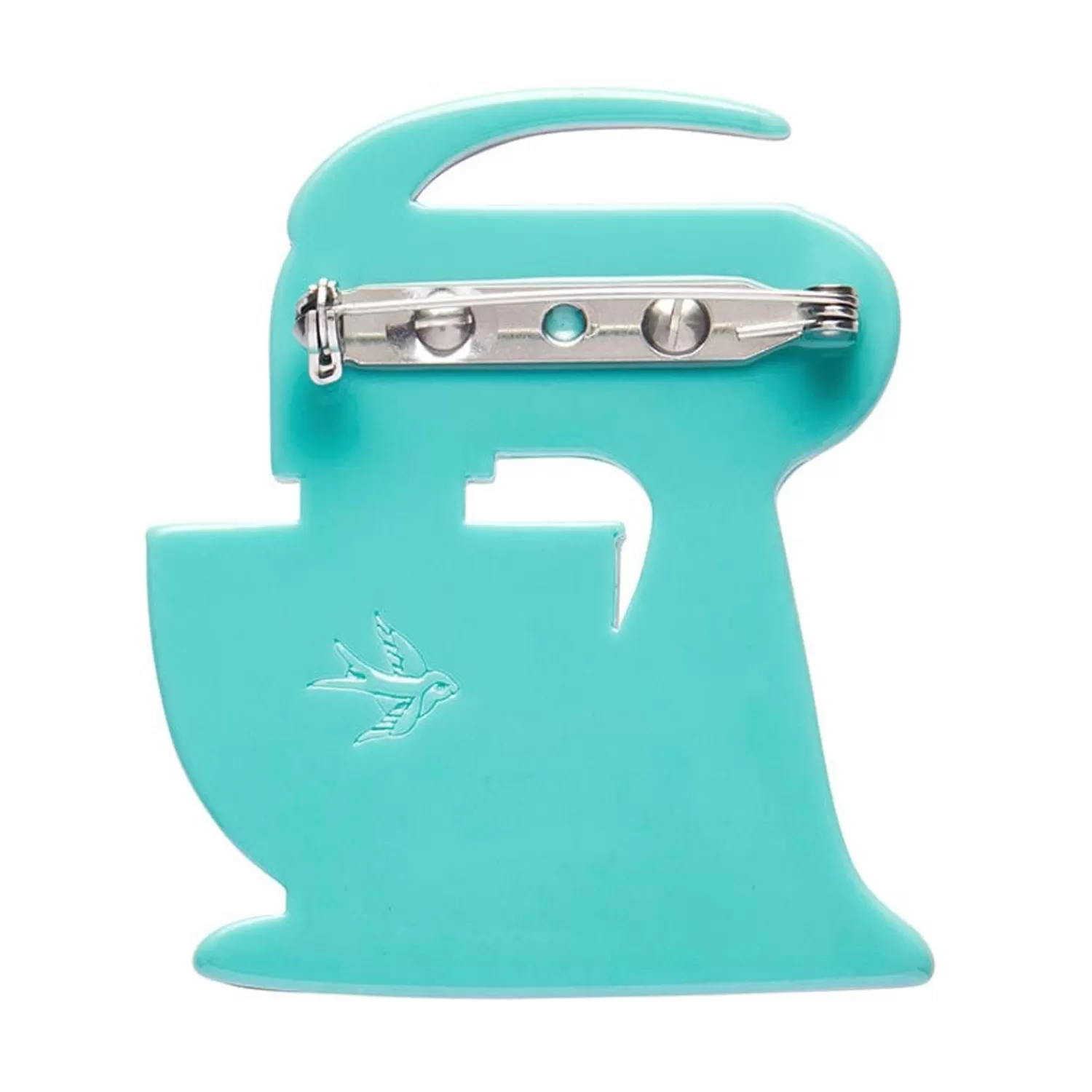 spin_me_right_round_brooch__teal_3.webp Spin Me Right Round Brooch - Teal*Erstwilder Clearance