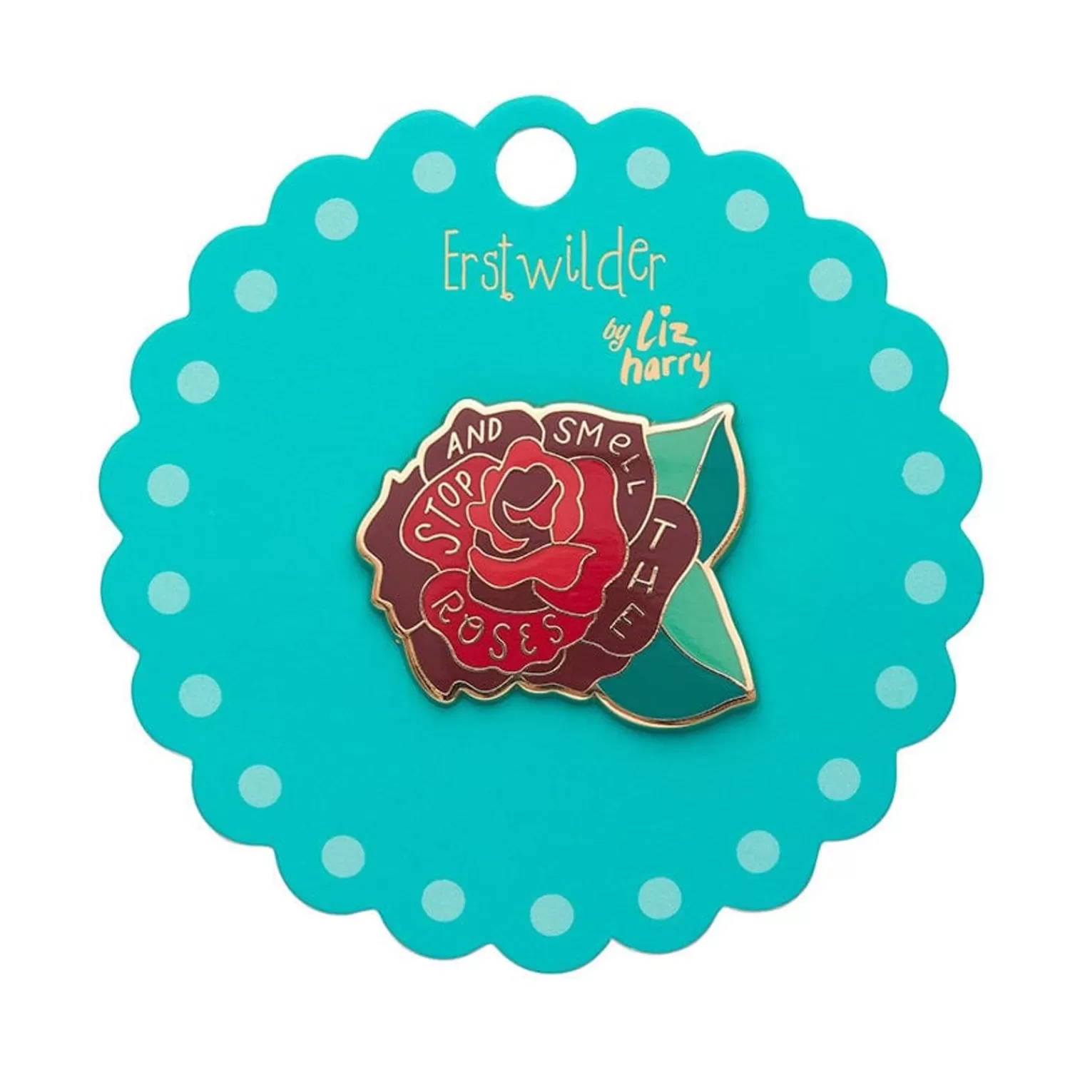stop_and_smell_the_roses_enamel_pin_3.webp Stop And Smell The Roses Enamel Pin*Erstwilder Best