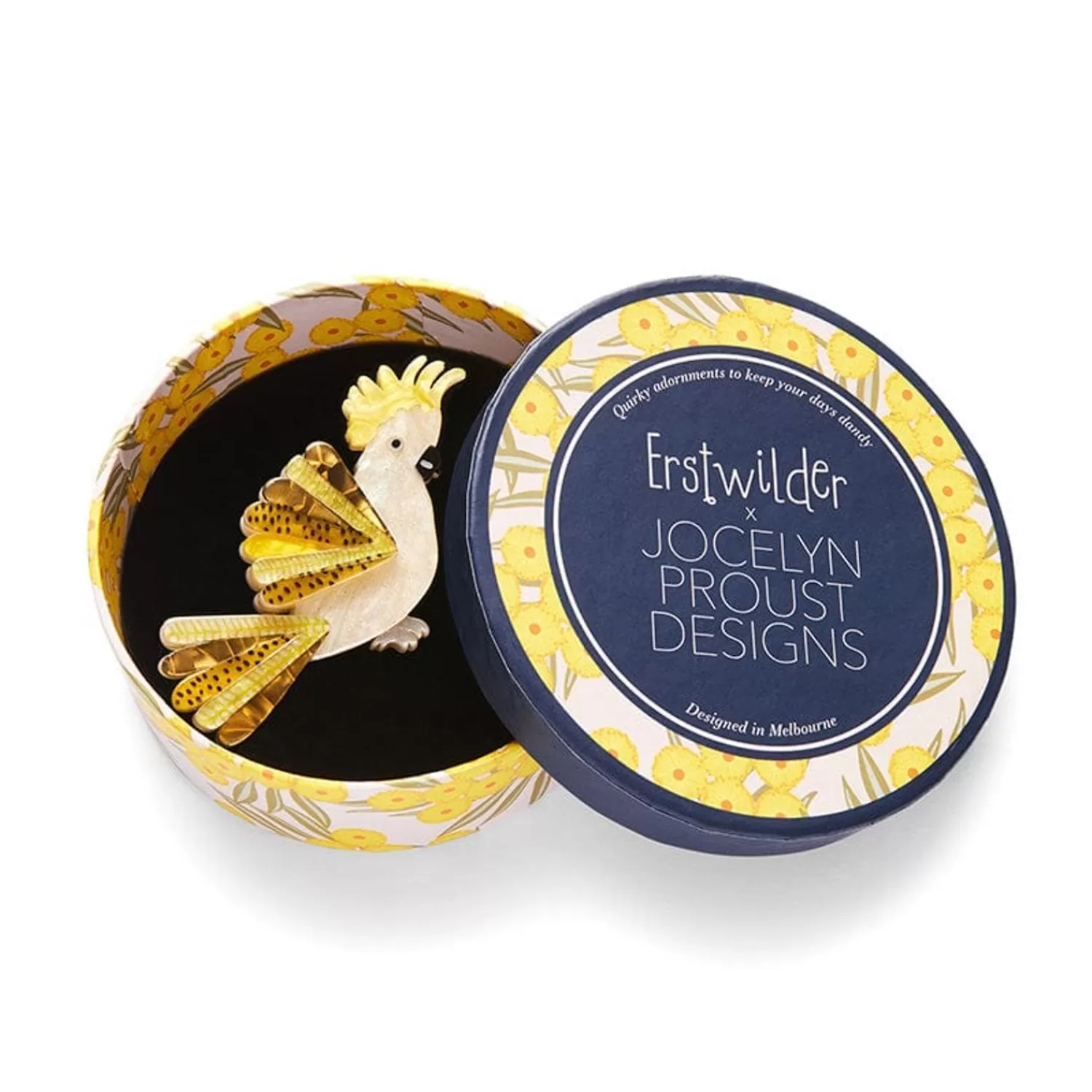 sunny_of_the_sulphur_crest_brooch_4.webp Sunny Of The Sulphur Crest Brooch*Erstwilder Sale