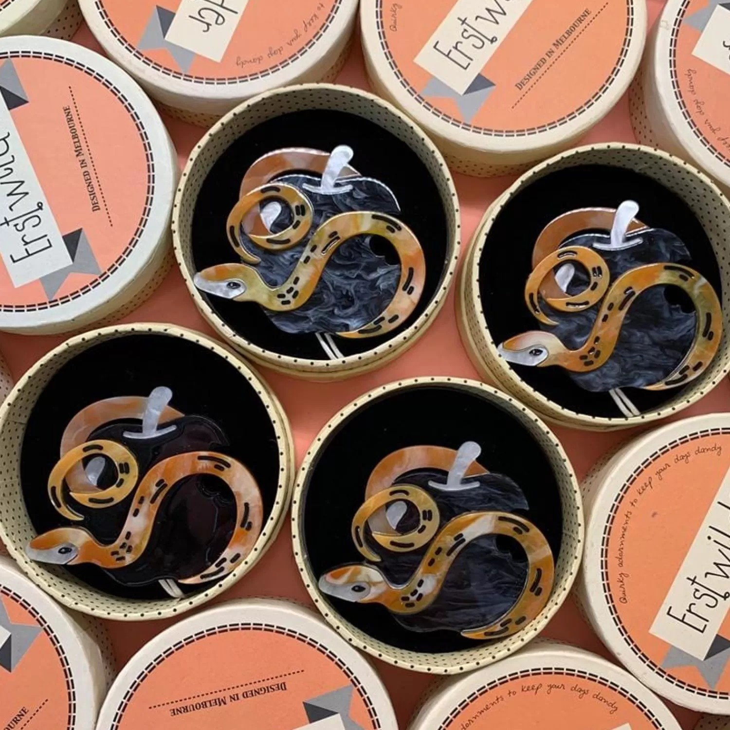 take_a_bite_serpent_brooch_2.webp Take A Bite Serpent Brooch*Erstwilder Shop