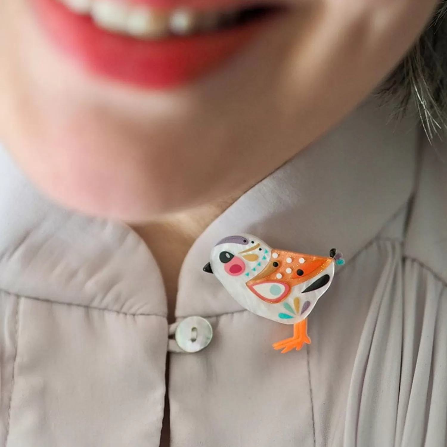 the_balanced_baby_sandpiper_mini_brooch_2.webp The Balanced Baby Sandpiper Mini Brooch*Erstwilder Discount