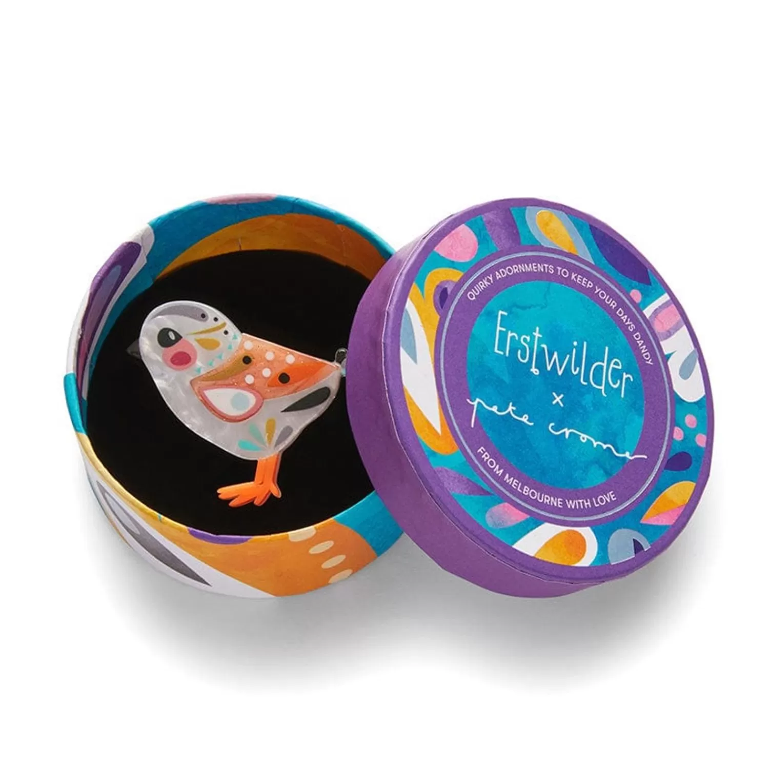 the_balanced_baby_sandpiper_mini_brooch_4.webp The Balanced Baby Sandpiper Mini Brooch*Erstwilder Discount