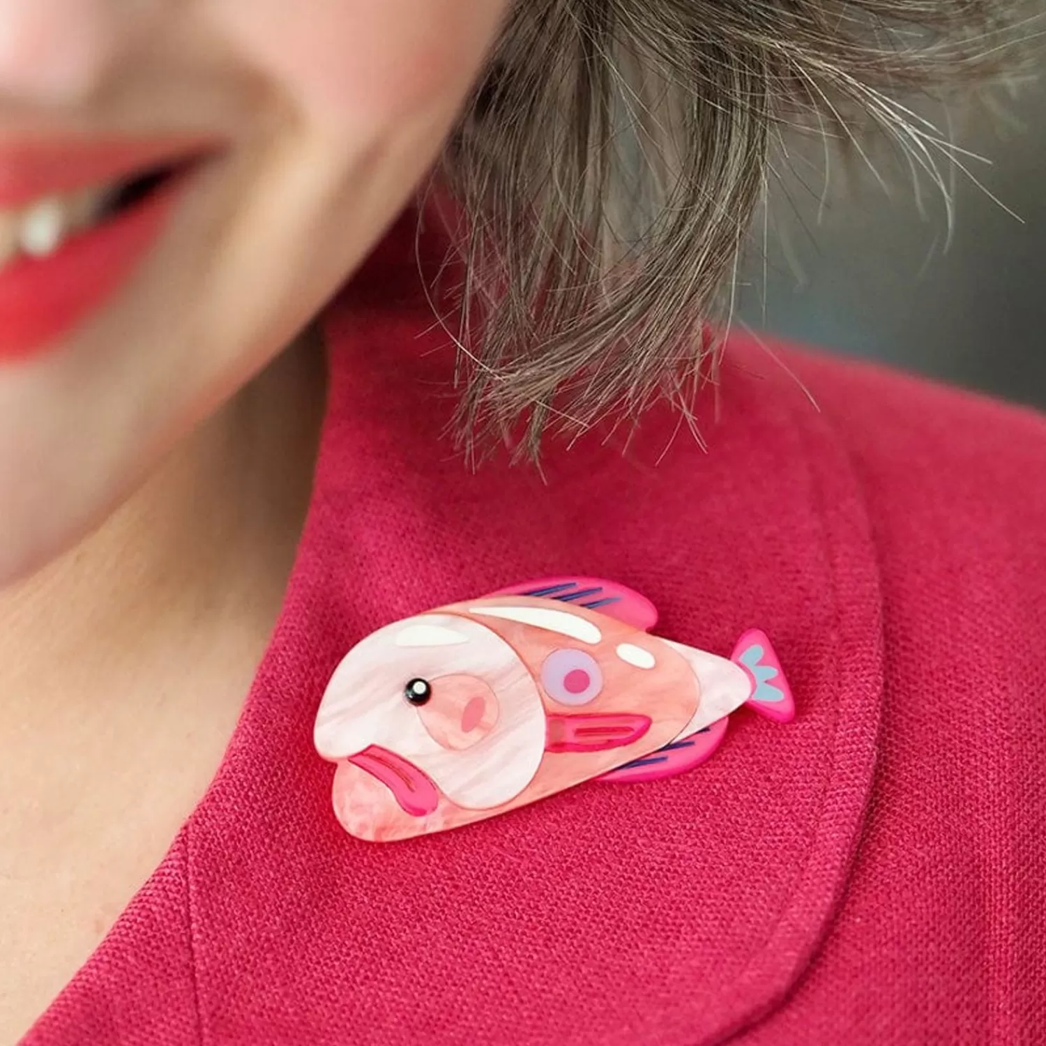 the_blissful_blobfish_brooch_2.webp The Blissful Blobfish Brooch*Erstwilder Clearance