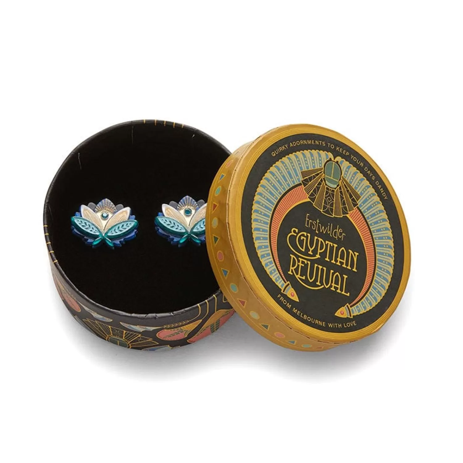 the_blue_lotus_stud_earrings_3.webp The Blue Lotus Stud Earrings*Erstwilder Best