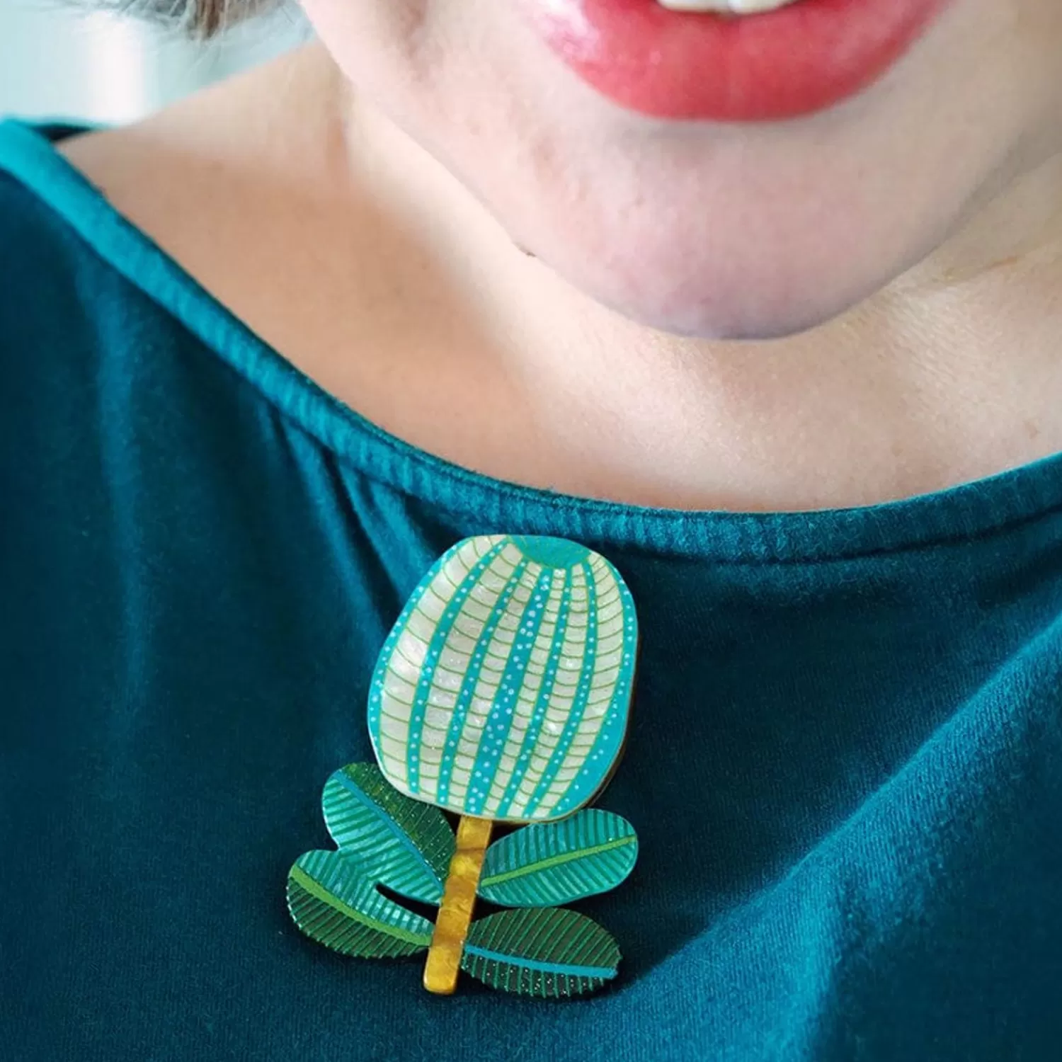 the_colour_of_envy_brooch_2.webp The Colour Of Envy Brooch*Erstwilder Clearance