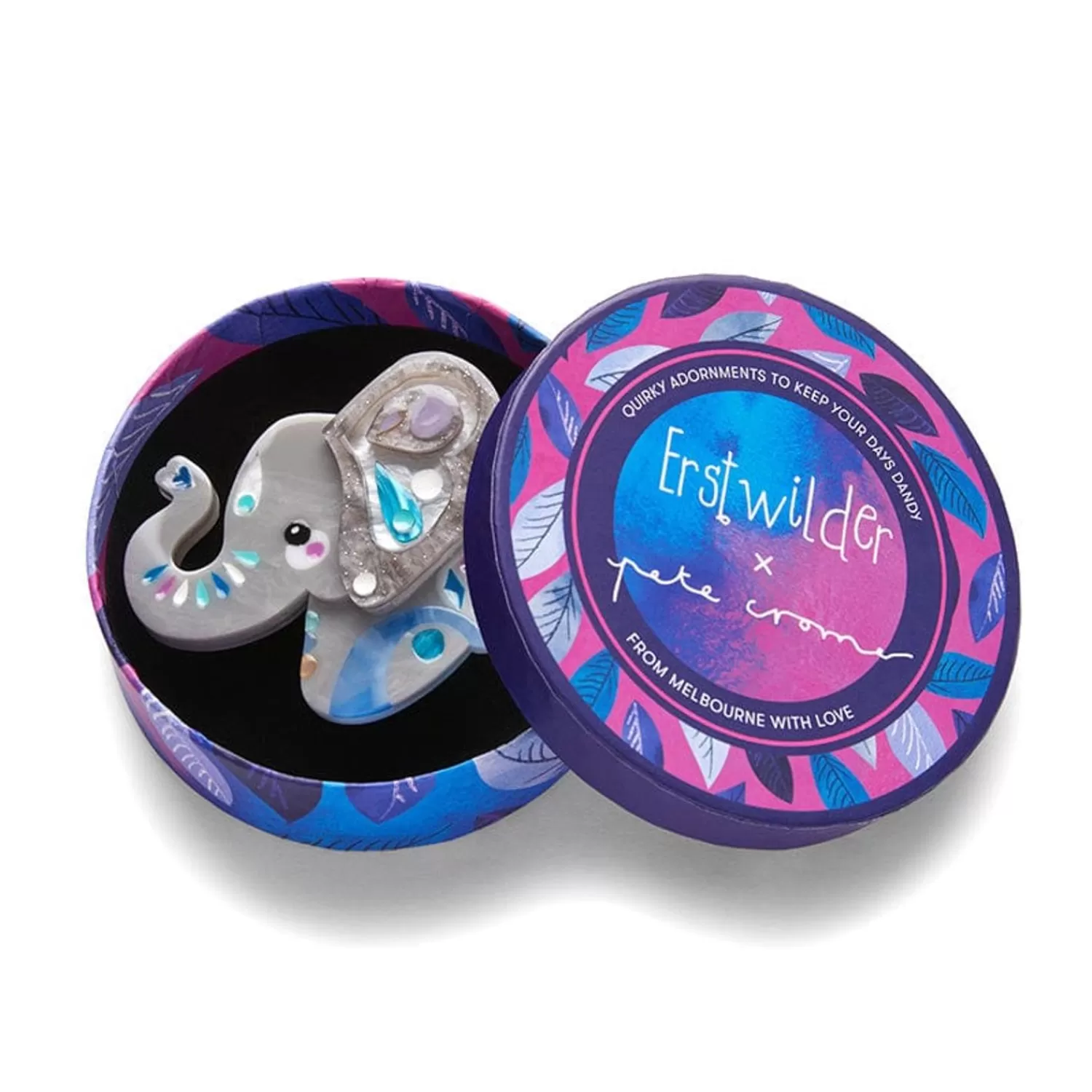 the_elated_elephant_brooch_3.webp The Elated Elephant Brooch*Erstwilder Outlet