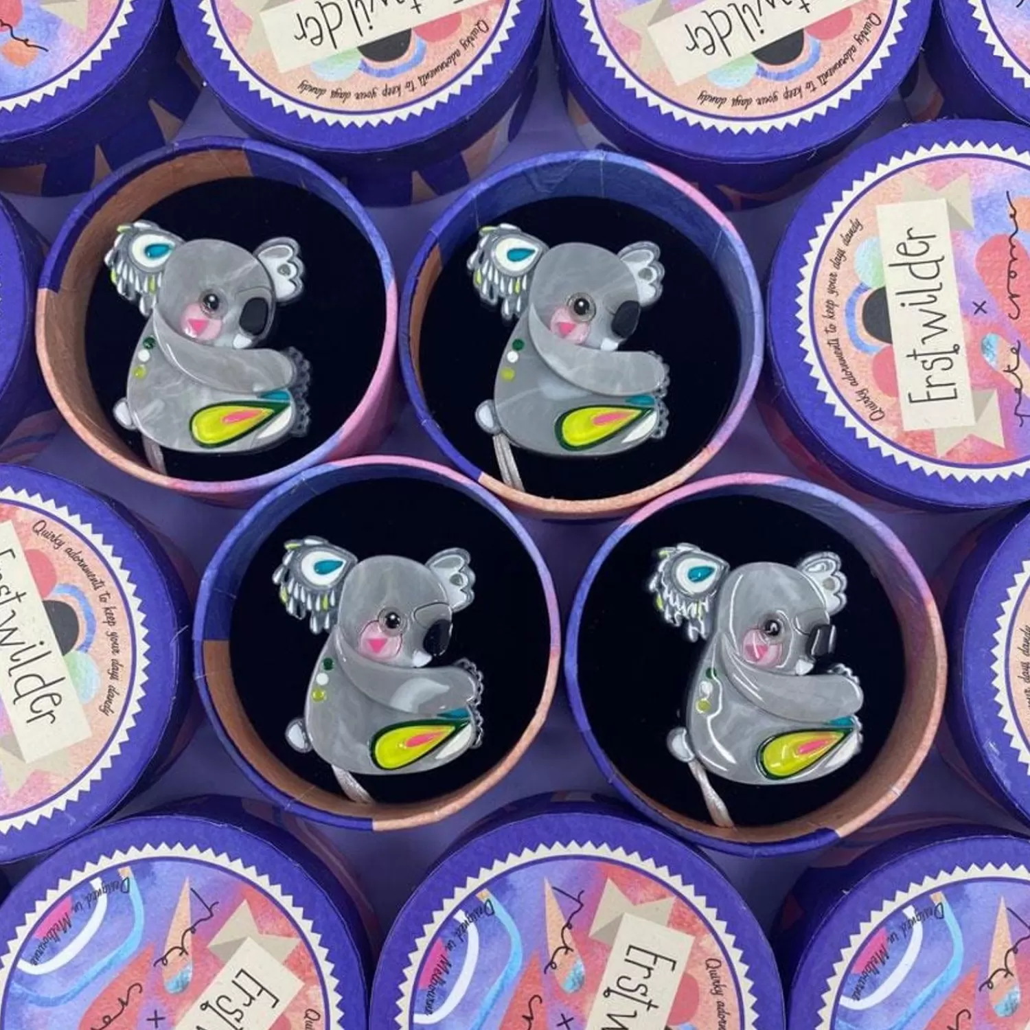 the_kuddly_koala_mini_brooch_3.webp The Kuddly Koala Mini Brooch*Erstwilder Clearance