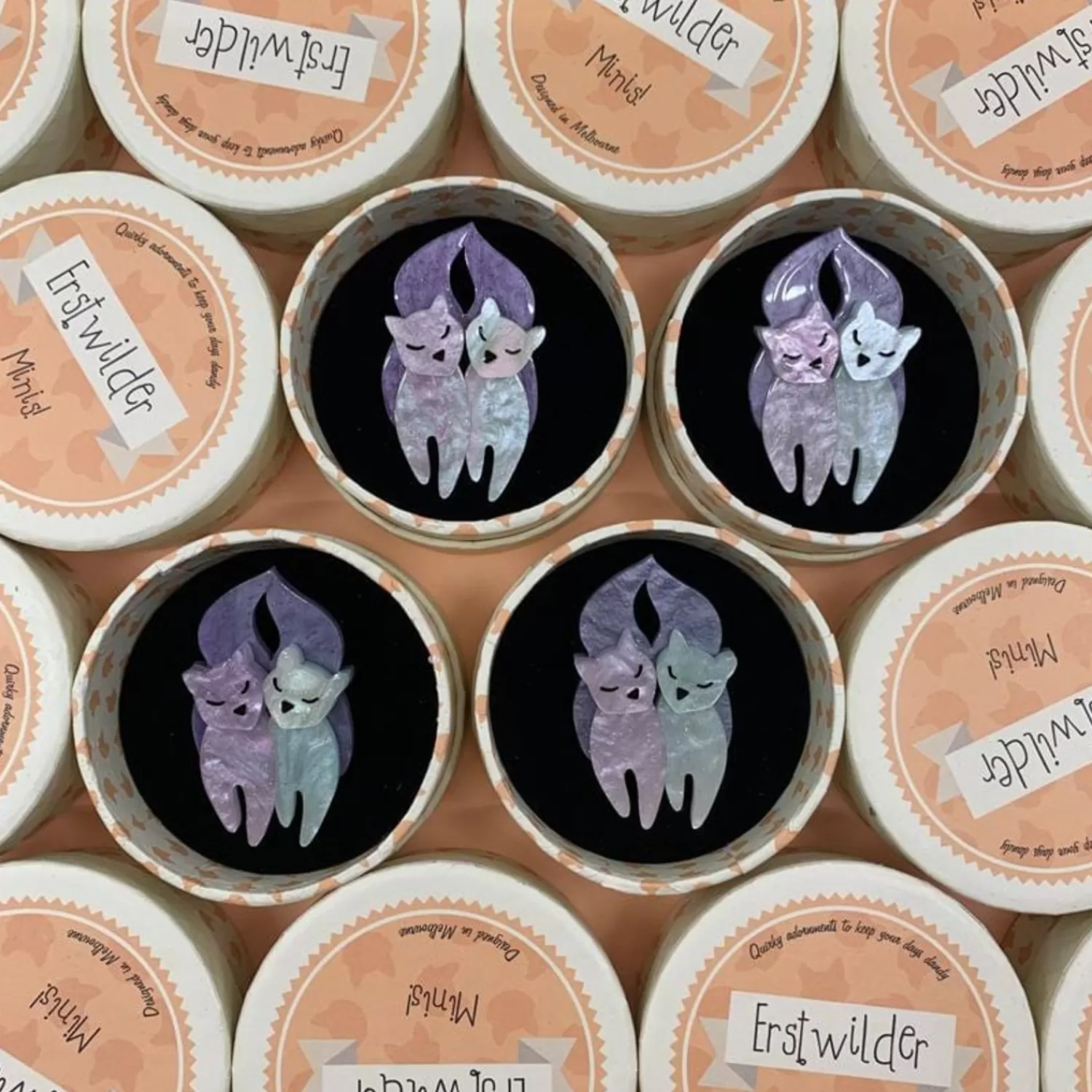 the_love_cats_mini_brooch_3.webp The Love Cats Mini Brooch*Erstwilder Cheap