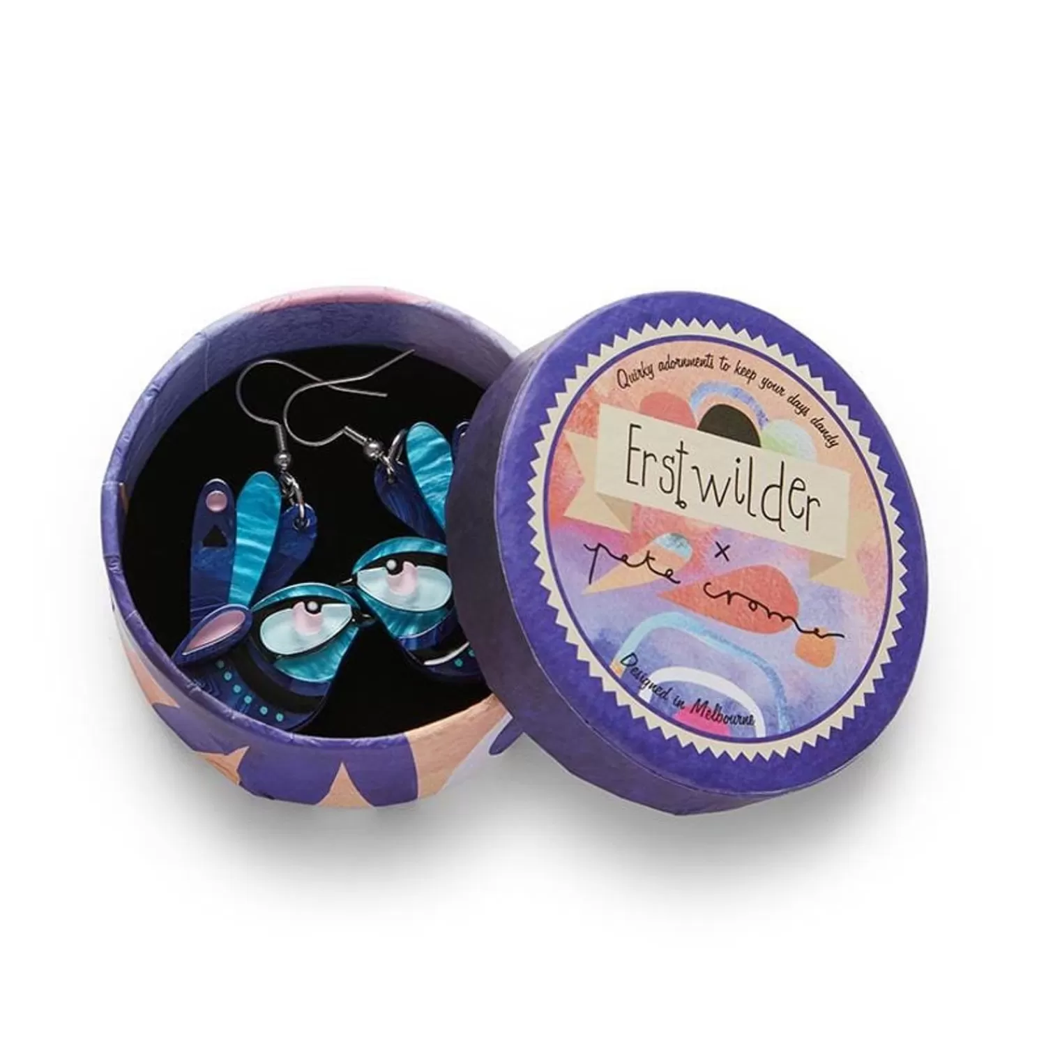 the_splendid_fairy_wren_earrings_2.webp The Splendid Fairy Wren Earrings*Erstwilder Online