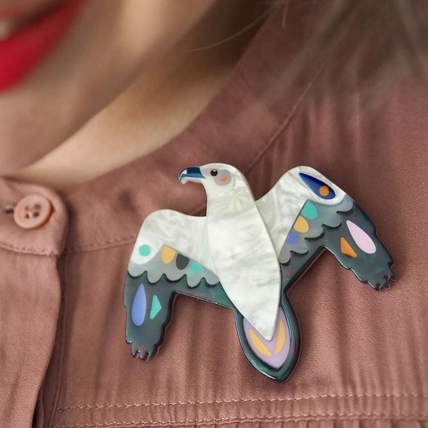 the_wily_white_bellied_sea_eagle_brooch_2.webp The Wily White Bellied Sea Eagle Brooch*Erstwilder Fashion