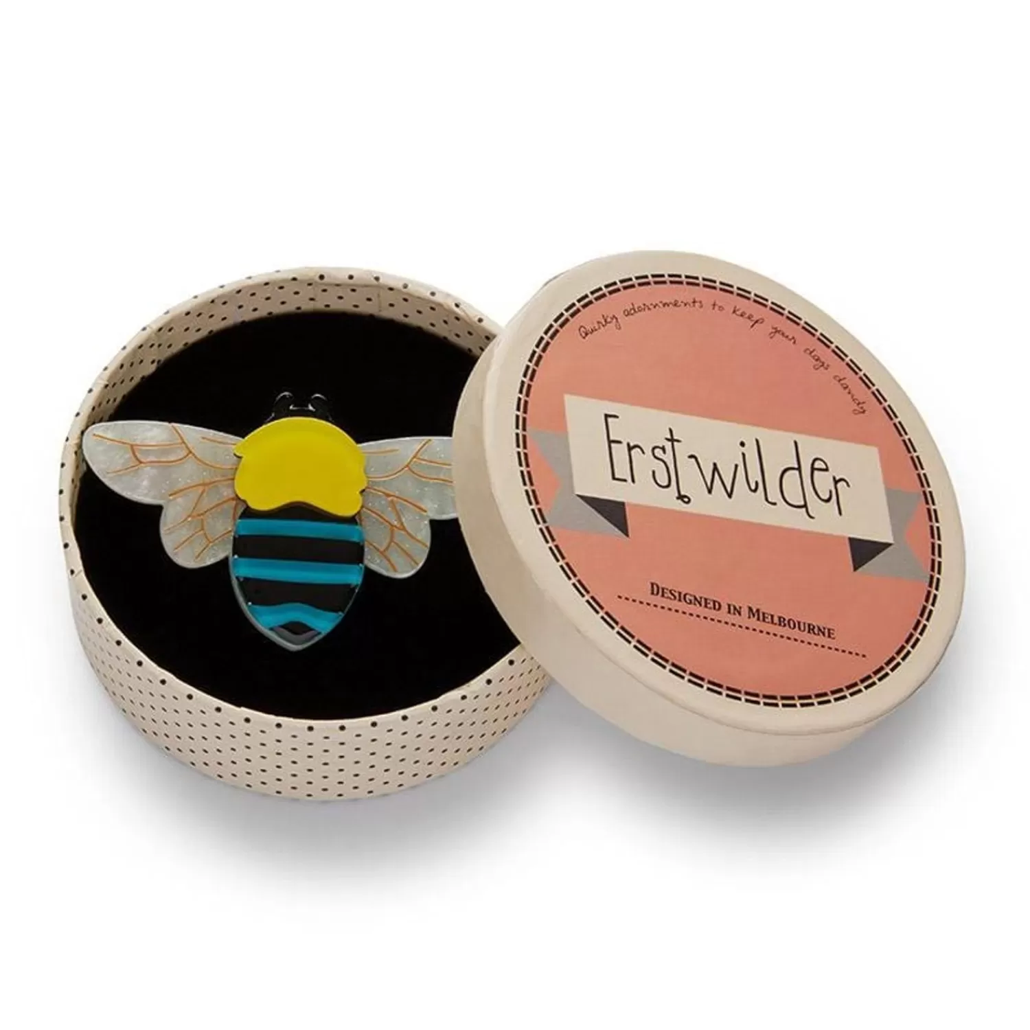 to_bee_or_not_to_bee_brooch_3.webp To Bee Or Not To Bee Brooch*Erstwilder Store