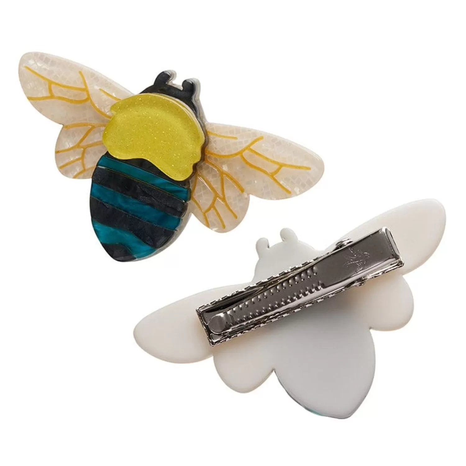 To Bee Or Not To Bee Hair Clips Set - 2 Piece*Erstwilder Hot