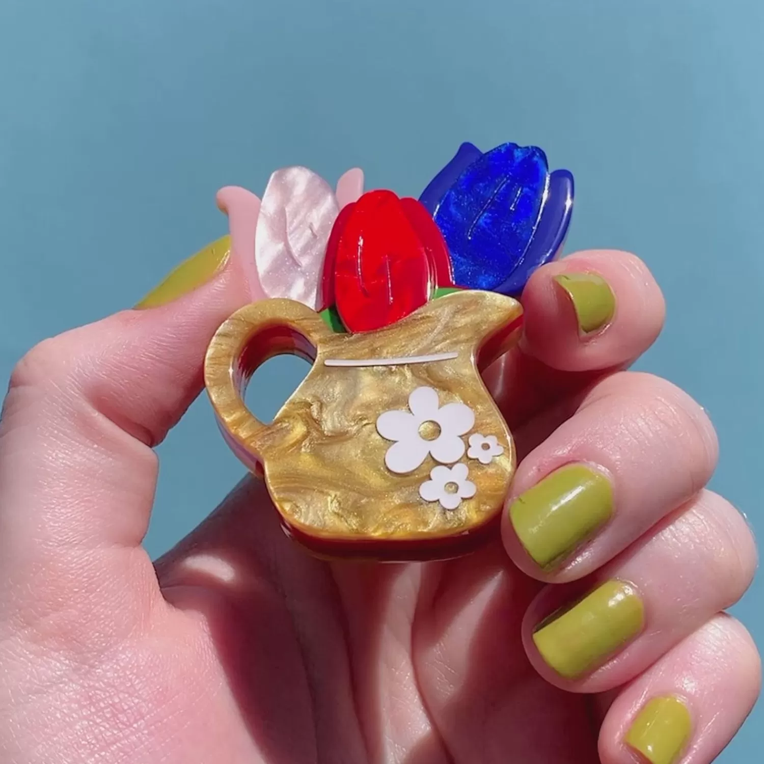 trio_of_tulips_brooch_2.webp Trio Of Tulips Brooch*Erstwilder Discount